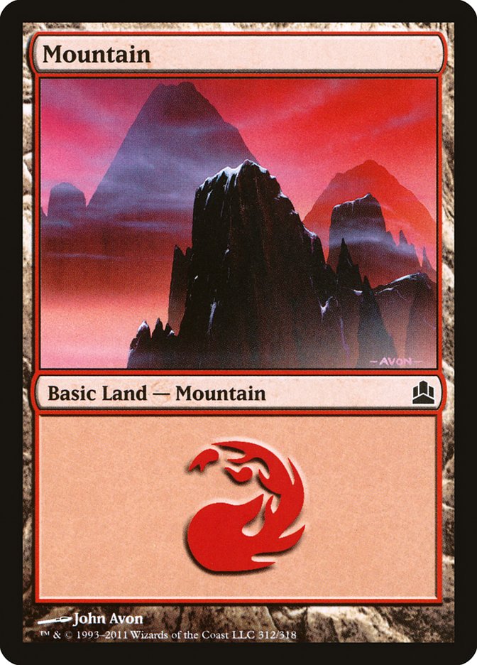 Mountain (312) [Commander 2011]