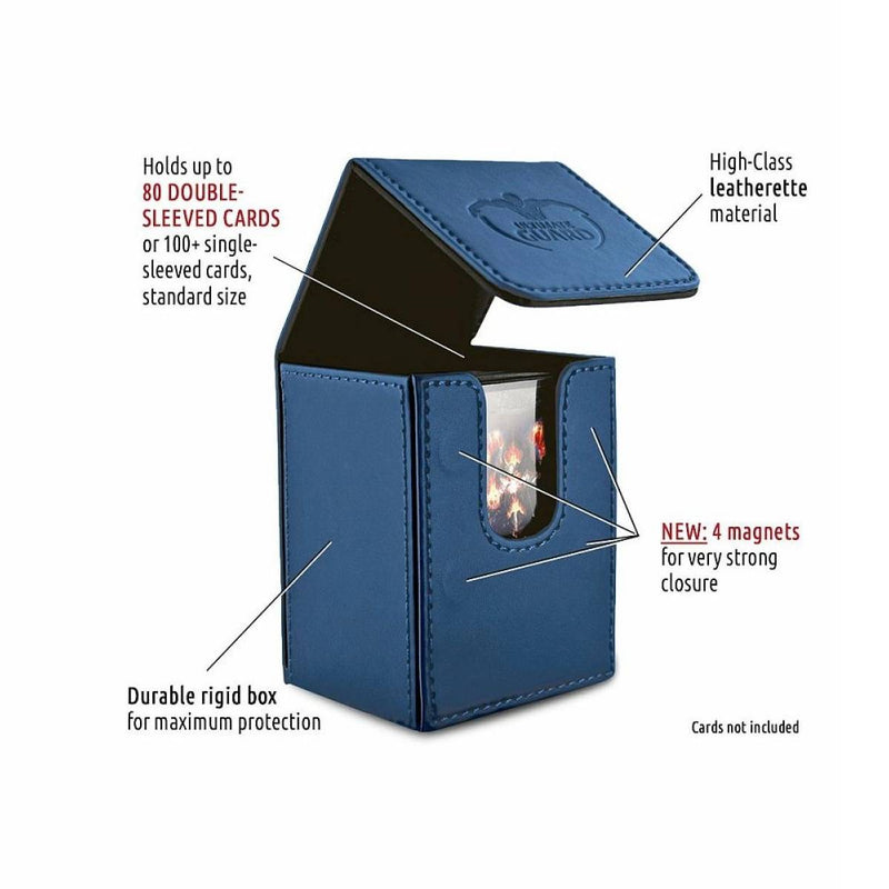 Ultimate Guard Flip Deck Case 80+ Standard Size Dark Blue