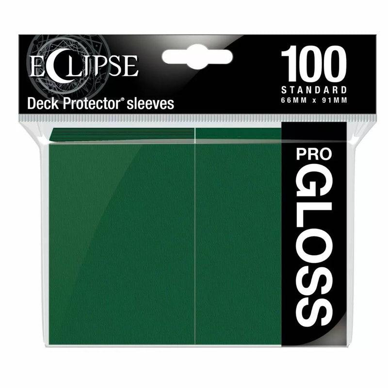 Eclipse Gloss Standard Sleeves Forest Green (100)