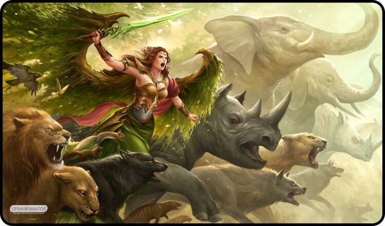 Gamermat - The Angel of the Forest TCG Sized