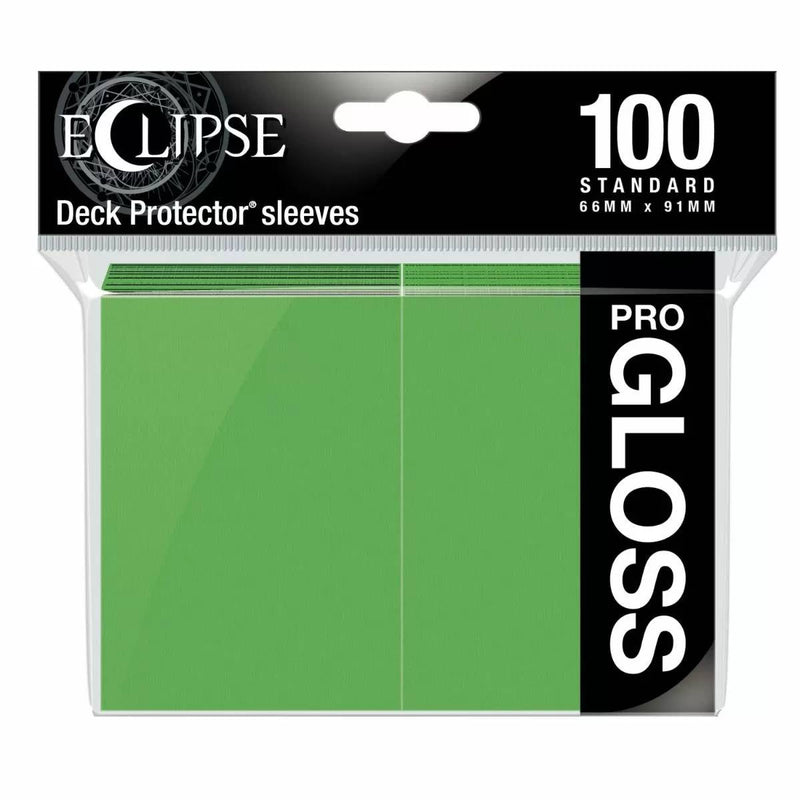 Eclipse Gloss Standard Sleeves Lime Green (100)