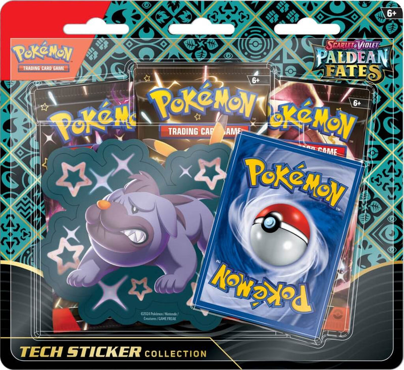 Pokemon TCG: Scarlet & Violet - Paldean Fates Tech Sticker Blister