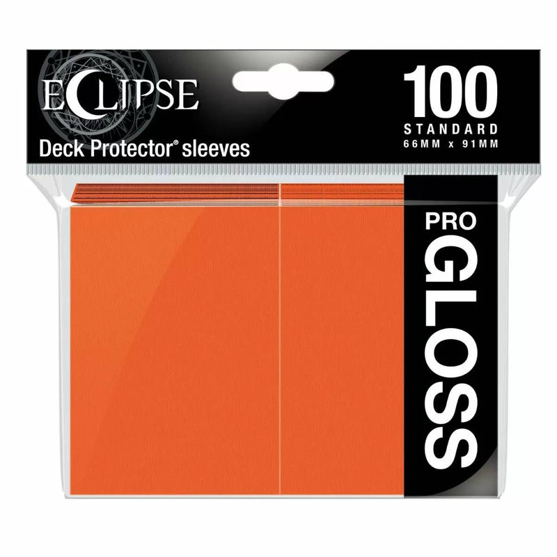 Eclipse Gloss Standard Sleeves Pumpkin Orange (100)